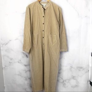 Orvis | Tan Corduroy Long Jacket L